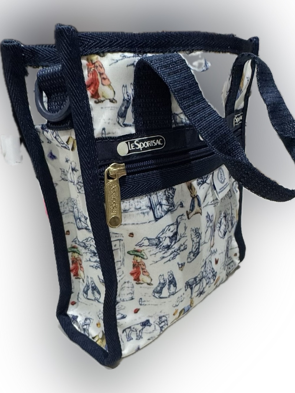 Peter Rabbit LeSportsac White Navy Hand Bag Crossbody